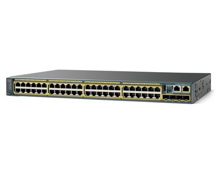 CISCO Catalyst 2960S 48 GigE PoE 370W, 4 x SFP LAN Base (WS-C2960S-48LPS-L)