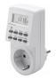 WENTRONIC Timer til jordet udtag, 12/24 timers justering, display, 16 forskellig