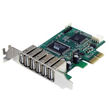 STARTECH 7 Port PCI Express Low Profile High Speed USB 2.0 Adapter Card (PEXUSB7LP)