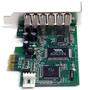 STARTECH 7 Port PCI Express Low Profile High Speed USB 2.0 Adapter Card (PEXUSB7LP)