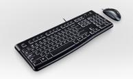 Logitech Desktop MK120 - tastatur- og mussett - Tysk Inn-enhet (920-002540)