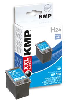 KMP H24 ink cartridge black compatible with HP C 8765 E (1022,4338)