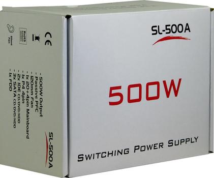 INTER-TECH Sl-500A Power Supply Unit 500  (88882009)