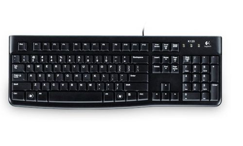 LOGITECH K120 corded Keyboard black USB (920-002516)