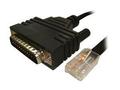 DIGI CABLE 48IN CONVERTS RJ45 MALE TO DB25 MALE