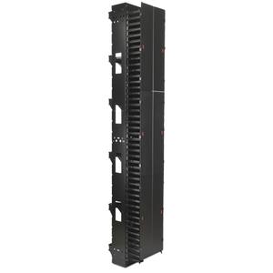 APC VERTICAL CABLE MANAGER FOR 2 4 POST RACKS W COVERS 12IN ACCS (AR8651)