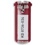 DURABLE Nyckelbricka Key Clip Röd 6 st/Fp