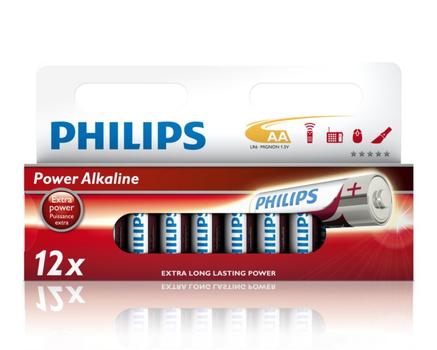 PHILIPS Power Alkaline Battery  (LR6P12W/10)