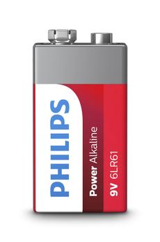 PHILIPS Power Alkaline Battery  (Phil-6LR61P1B/10)