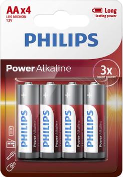 PHILIPS Power Alkaline Battery  (Phil-LR6P4B/10)