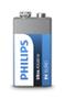 PHILIPS Ultra Alkaline 9V 1 stk 9V/6LR61 Batteri