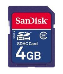 SANDISK SDHC 4GB (SDSDB-004G-B35)