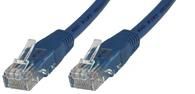 MICROCONNECT U/UTP CAT6 0.3M Blue LSZH