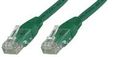 MICROCONNECT U/UTP CAT6 0.3M Green LSZH