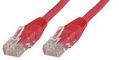 MICROCONNECT CAT6 UTP Cable 0,3M RED