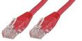 MICROCONNECT UTP CAT6 0.3M RED LSZH