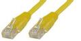 MICROCONNECT U/UTP CAT6 0.3M Yellow LSZH