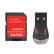 SanDisk USB microSD M2 Reader + microSD to SD Adapter