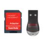 SANDISK USB microSD M2 Reader + microSD to SD Adapter (SDDRK-121-B35)