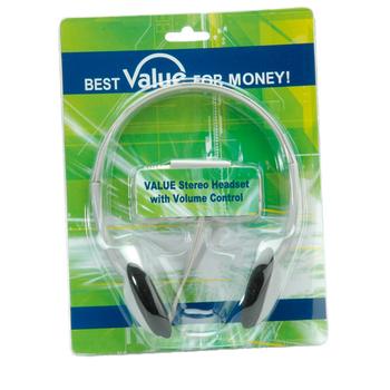 VALUE Stereo Headphone with Volume (15.99.1316)