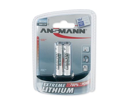 ANSMANN 1x2 Lithium Micro AAA LR 03 Extreme (5021013)