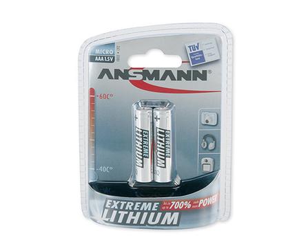 ANSMANN Extreme Lithium Micro batteri - 2 x AAA - Li (5021013)