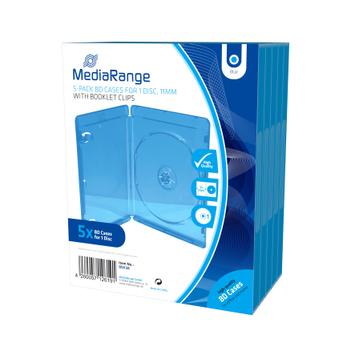 MediaRange Retail-Pack BluRay Cases Single - videoboks for Blu-ray Disc