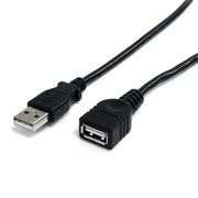 STARTECH "1,8m Black USB 2.0 Extension Cable A to A - M/F"