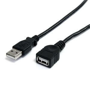 STARTECH 3 m Black USB 2.0 Extension Cable A to A - M/F	 (USBEXTAA10BK)
