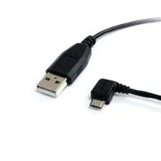 STARTECH 1 ft USB to Left Angle Micro USB Cable