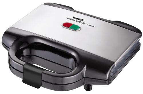 TEFAL SM 1552 Edelstahl-Schwarz Sandwichmaker (SM1552)