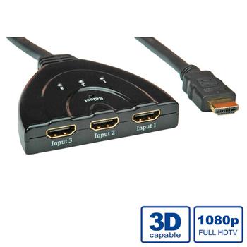VALUE Hdmi Switch, Automatic,  3-Way (14.99.3565)