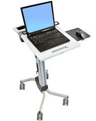 ERGOTRON n Neo-Flex Laptop Cart - Cart for notebook - plastic, aluminium,  steel - two-tone grey (24-205-214)