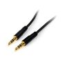 STARTECH 3 FT SLIM 3.5MM STEREO AUDIO CABLE - M/M CABL