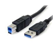 STARTECH 1.8m Black SuperSpeed USB 3.0 Cable A/B