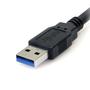 STARTECH 1.8m Black SuperSpeed USB 3.0 Cable A/B (USB3SAB6BK)