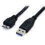 STARTECH "0,5m Black SuperSpeed USB 3.0 Cable A to Micro B - M/M"	