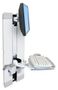 ERGOTRON 9  VERTICAL LIFT+SLIDE TRAY BRIGHT WHITE