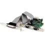 STARTECH 2S1P Native PCI Express Parallel Serial Combo Card with 16550 UART