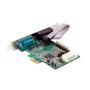STARTECH 2S1P Native PCI Express Parallel Serial Combo Card with 16550 UART (PEX2S5531P)