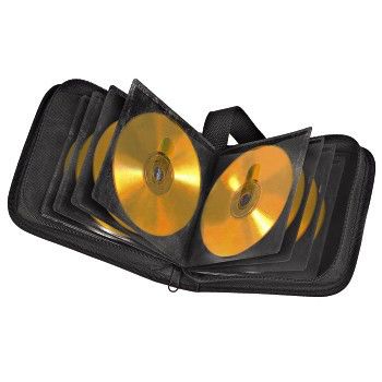 HAMA CD-/ DVD-Nylon Wallet 32 black                      11615 (11615)