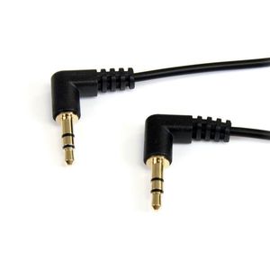 STARTECH "1,8m Slim 3.5mm Right Angle Stereo Audio Cable - M/M"	 (MU6MMS2RA)