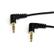 STARTECH 30cm Slim 3.5mm Right Angle Stereo Audio Cable - M/M	