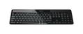 LOGITECH h Wireless Solar Powered Keyboard K750 with unifying 2.4GHz mini USB receiver , powers from sunlight or ambient indoor lighting (920-002929)