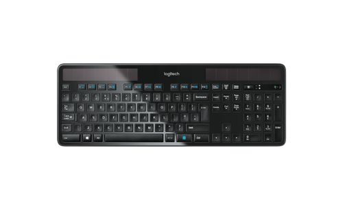 LOGITECH K750 Wireless Keyboard UK - OBS! Keyboardet har UK engelsk tegnsett! (920-002929)