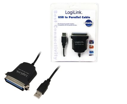 LOGILINK USB2.0 til LPT (Centronics) 1,8M (AU0003C)