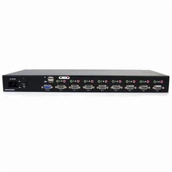 STARTECH 8 PORT RACK MOUNT USB VGA KVM SWITCH /W AUDIO CPNT (SV831DUSBAU)