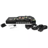 StarTech 8 Port VGA KVM Switch - 1U Rack Mount - USB VGA KVM Switch with Audio - 1920 x 1440 @60hz - KVM Video Switch (SV831DUSBAU) - KVM / lydsvitsj - 8 porter (SV831DUSBAU)