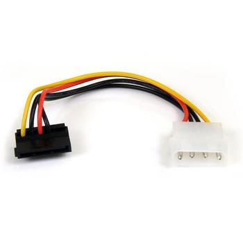 STARTECH 6IN 4 PIN MOLEX TO RIGHT ANGLE SATA POWER CABLE ADAPTER CABL (SATAPOWADAPR)