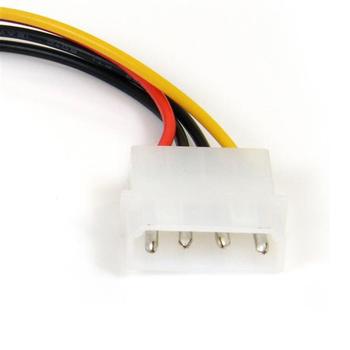 STARTECH 6IN 4 PIN MOLEX TO RIGHT ANGLE SATA POWER CABLE ADAPTER CABL (SATAPOWADAPR)
